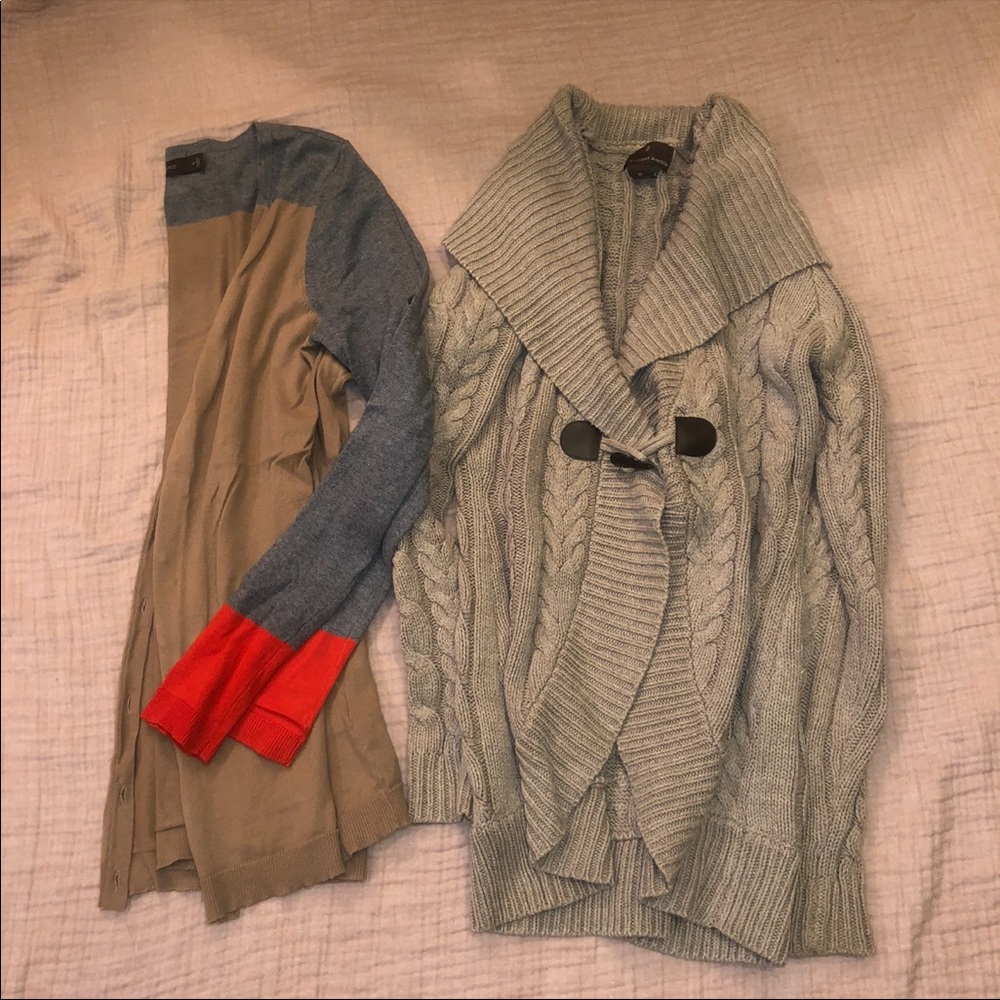 Cardigan + sweater